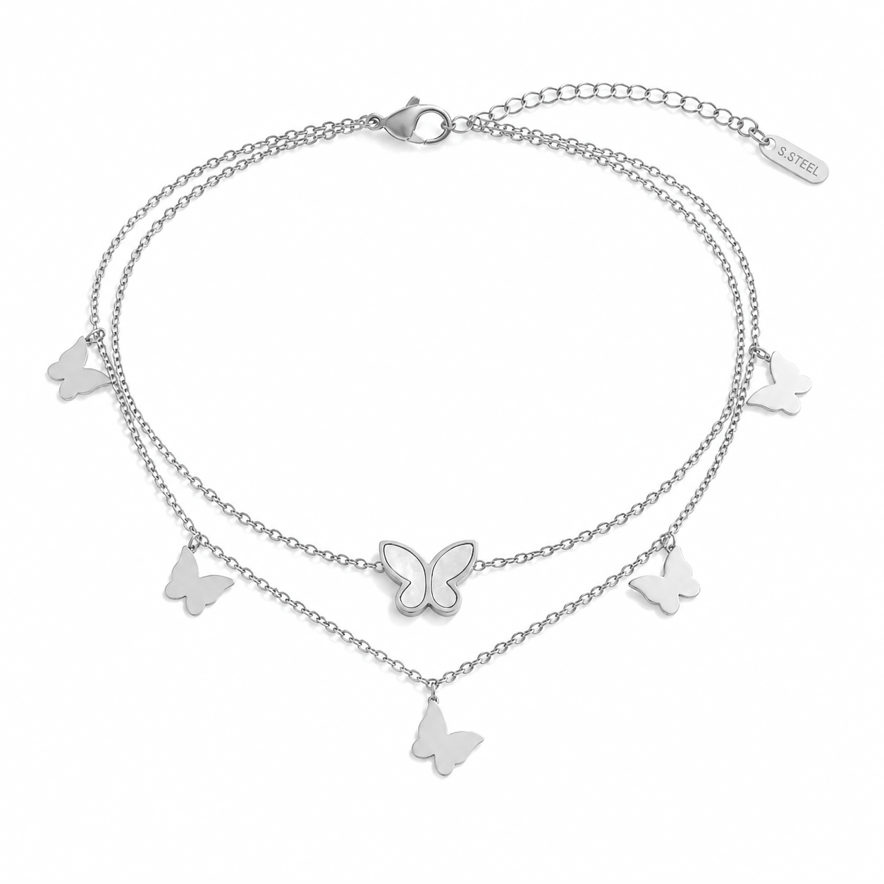 Klerona Butterfly Anklet - Klerona & Co