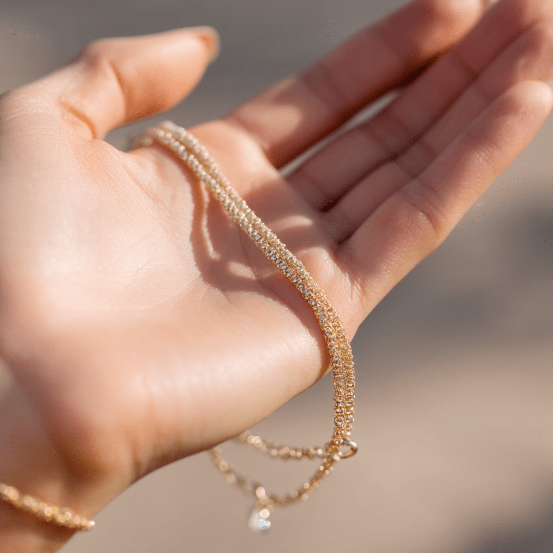 Klerona & Co | Dainty Drip Anklet - My Store