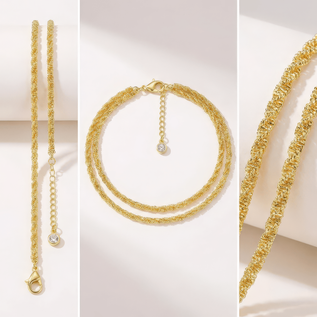 Klerona & Co | Dainty Drip Anklet - Klerona & Co