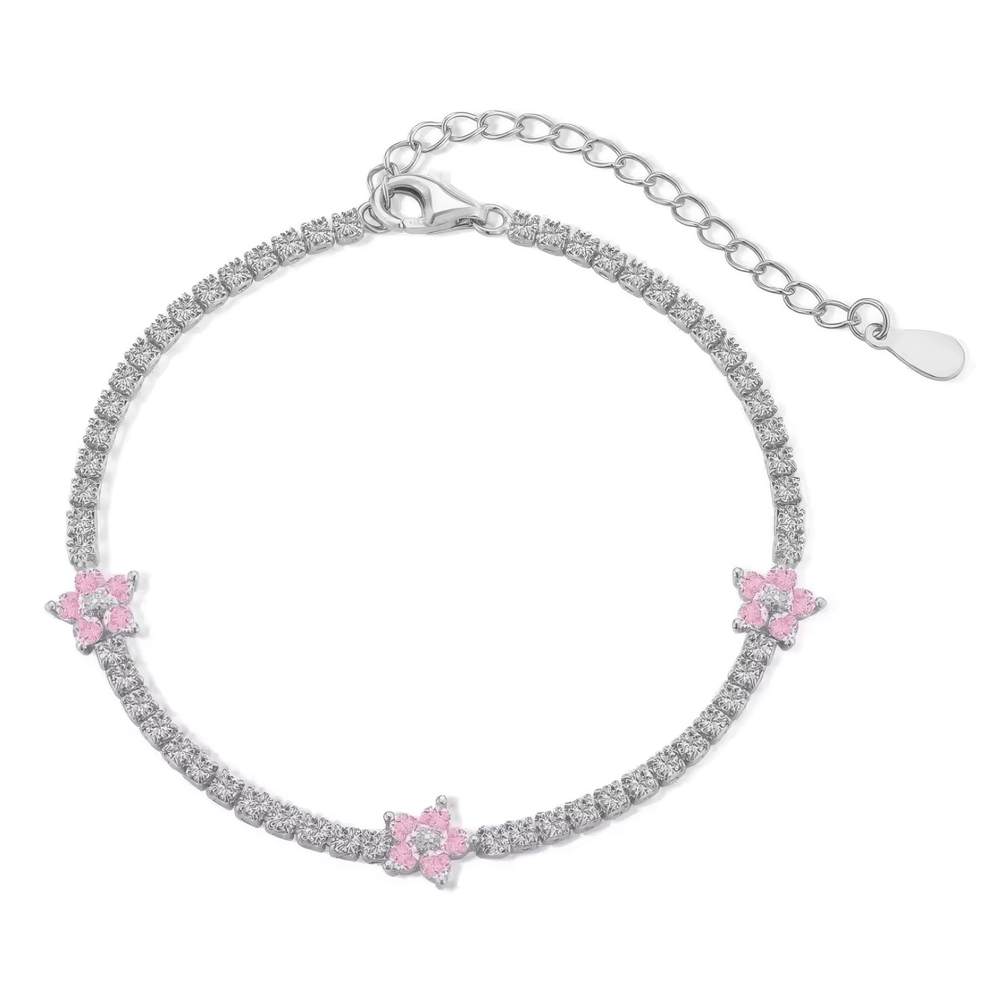 Klerona & Co Flower Tennis Bracelet - Klerona & Co