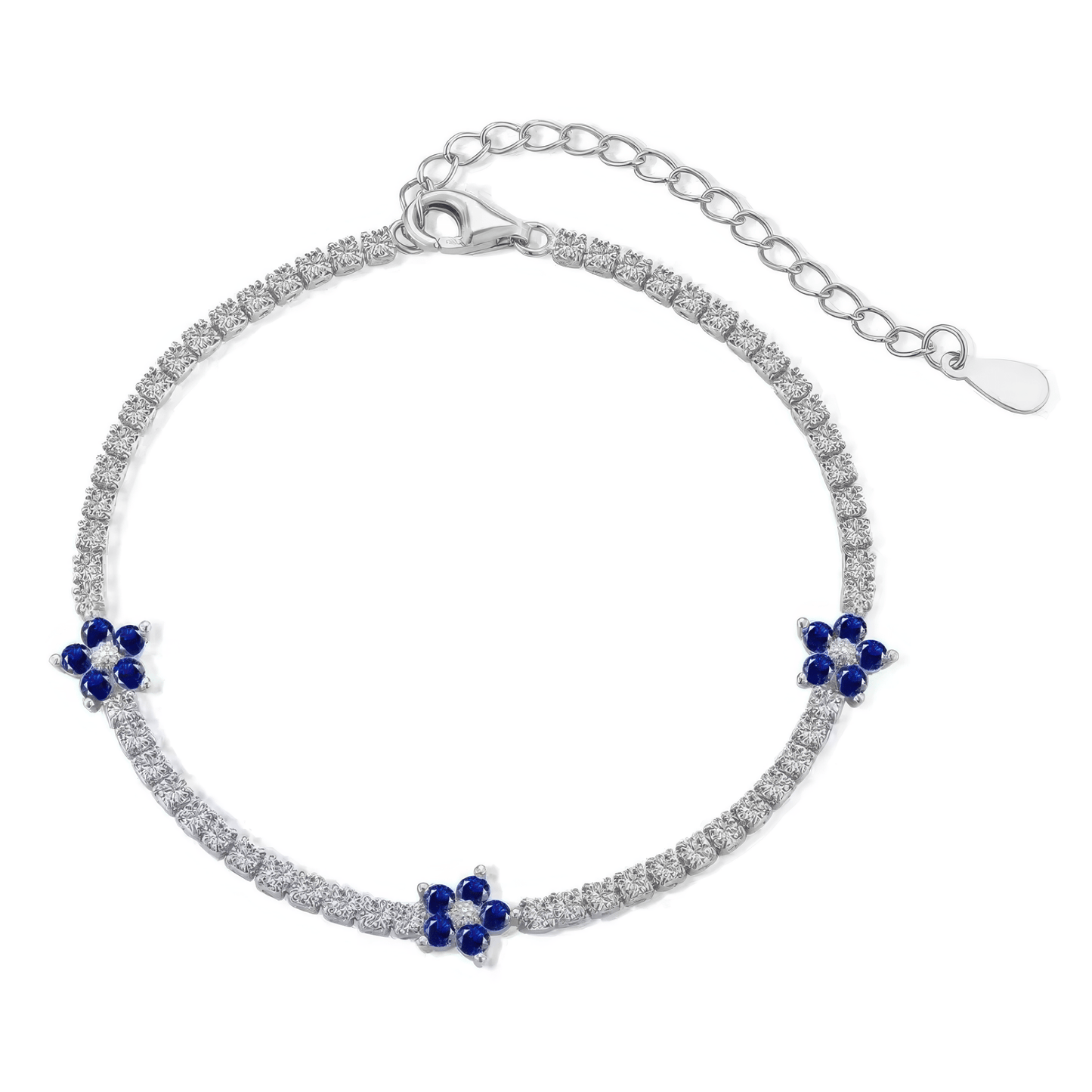 Klerona & Co Flower Tennis Bracelet - Klerona & Co