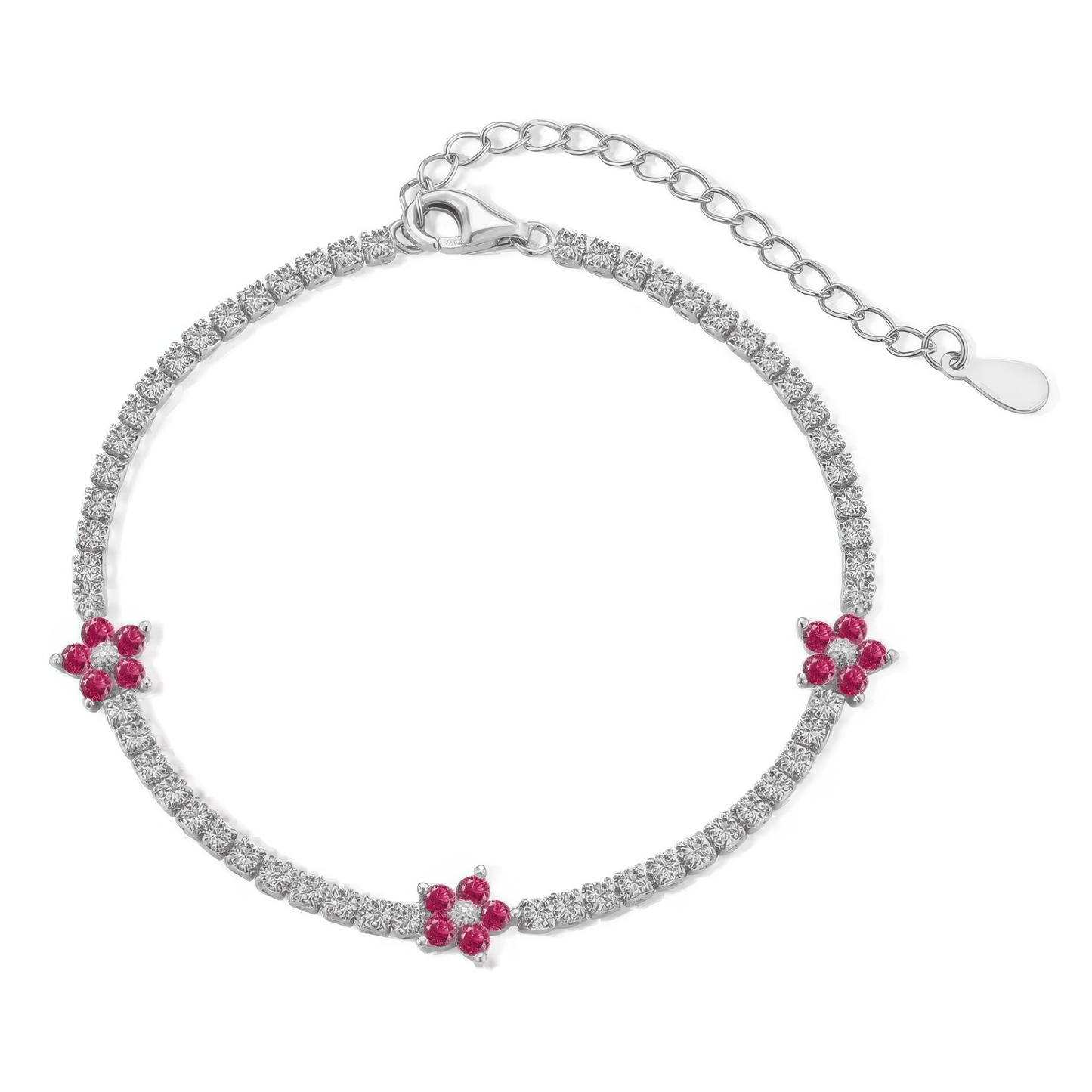 Klerona & Co Flower Tennis Bracelet - Klerona & Co
