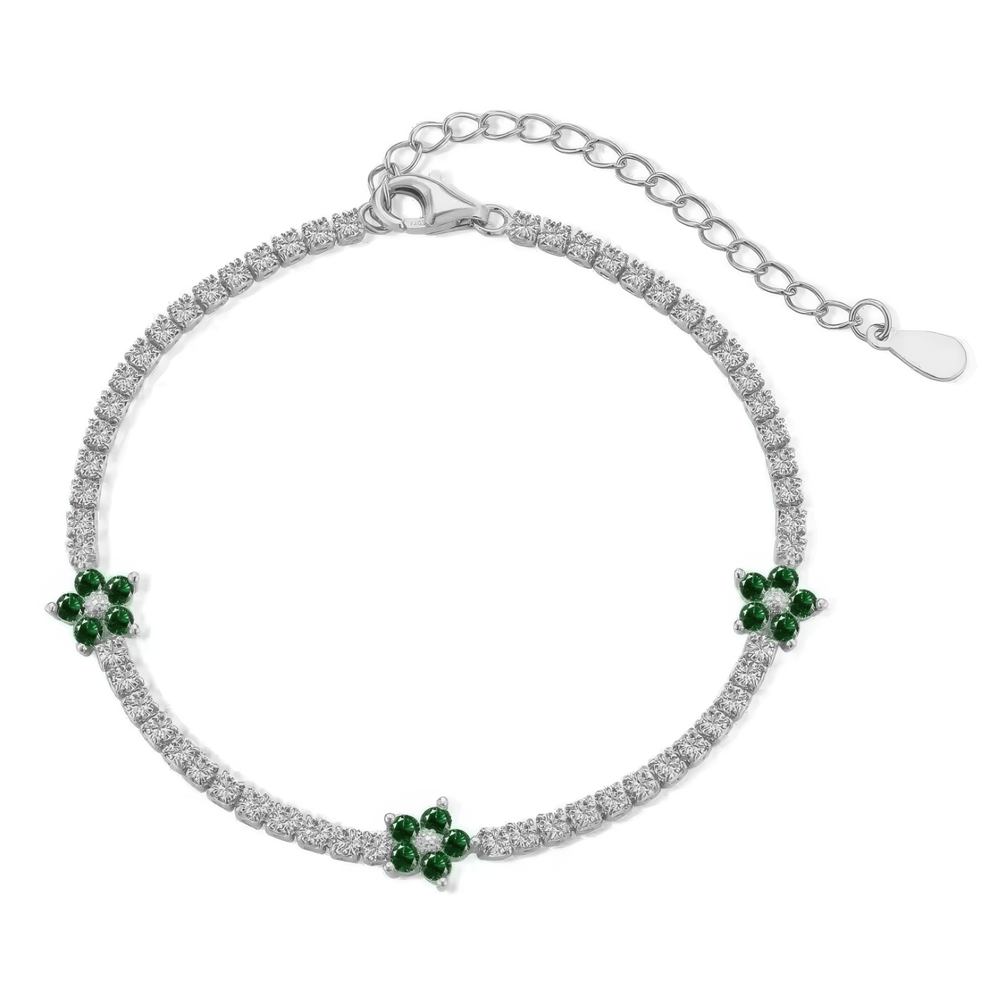 Klerona & Co Flower Tennis Bracelet - Klerona & Co
