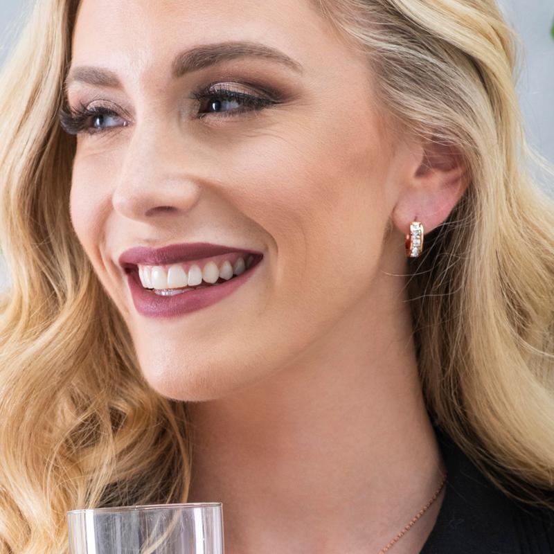 Klerona & Co Huggie 2 In 1 Earrings - Klerona & Co