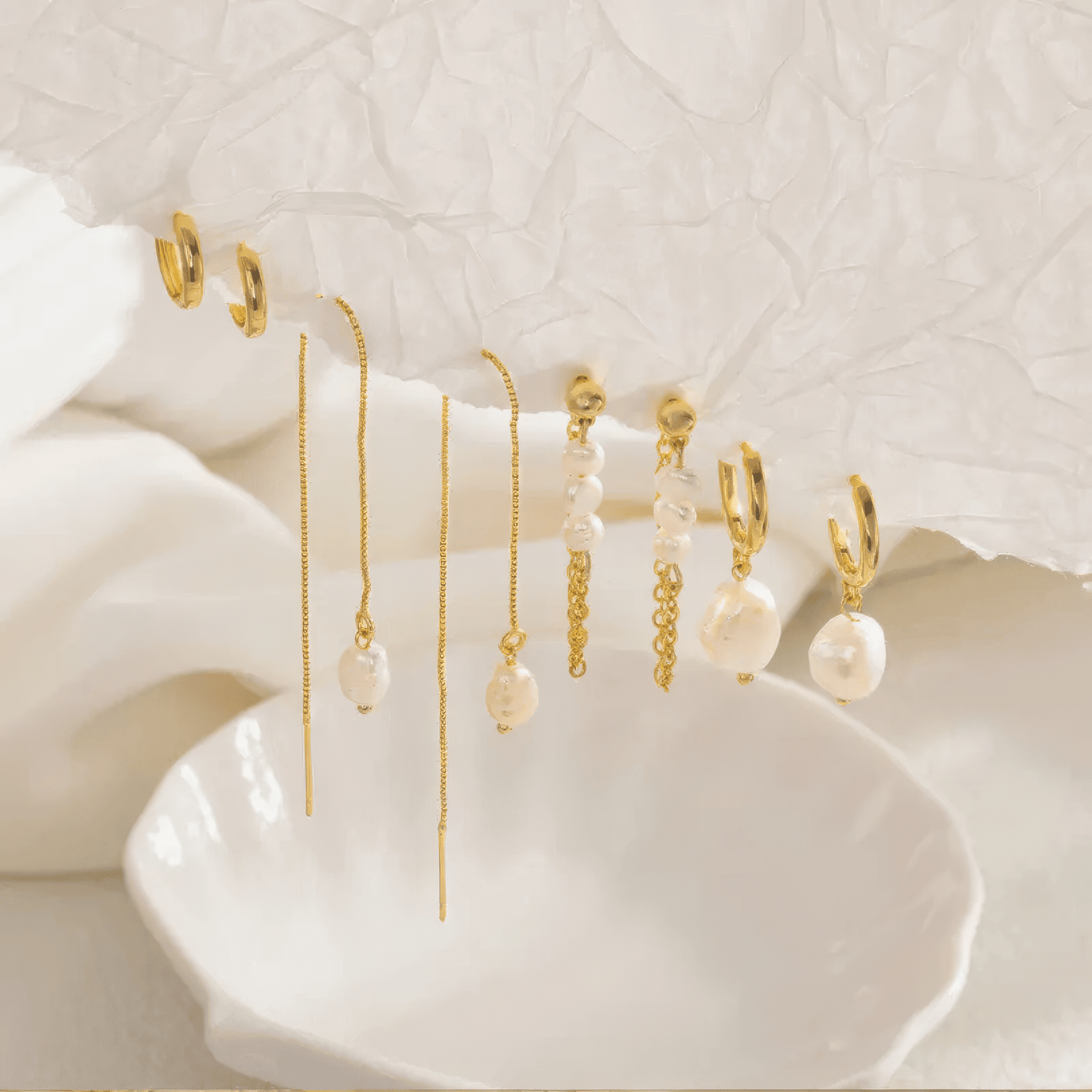 Klerona & Co Pearl Earing Set - Klerona & Co