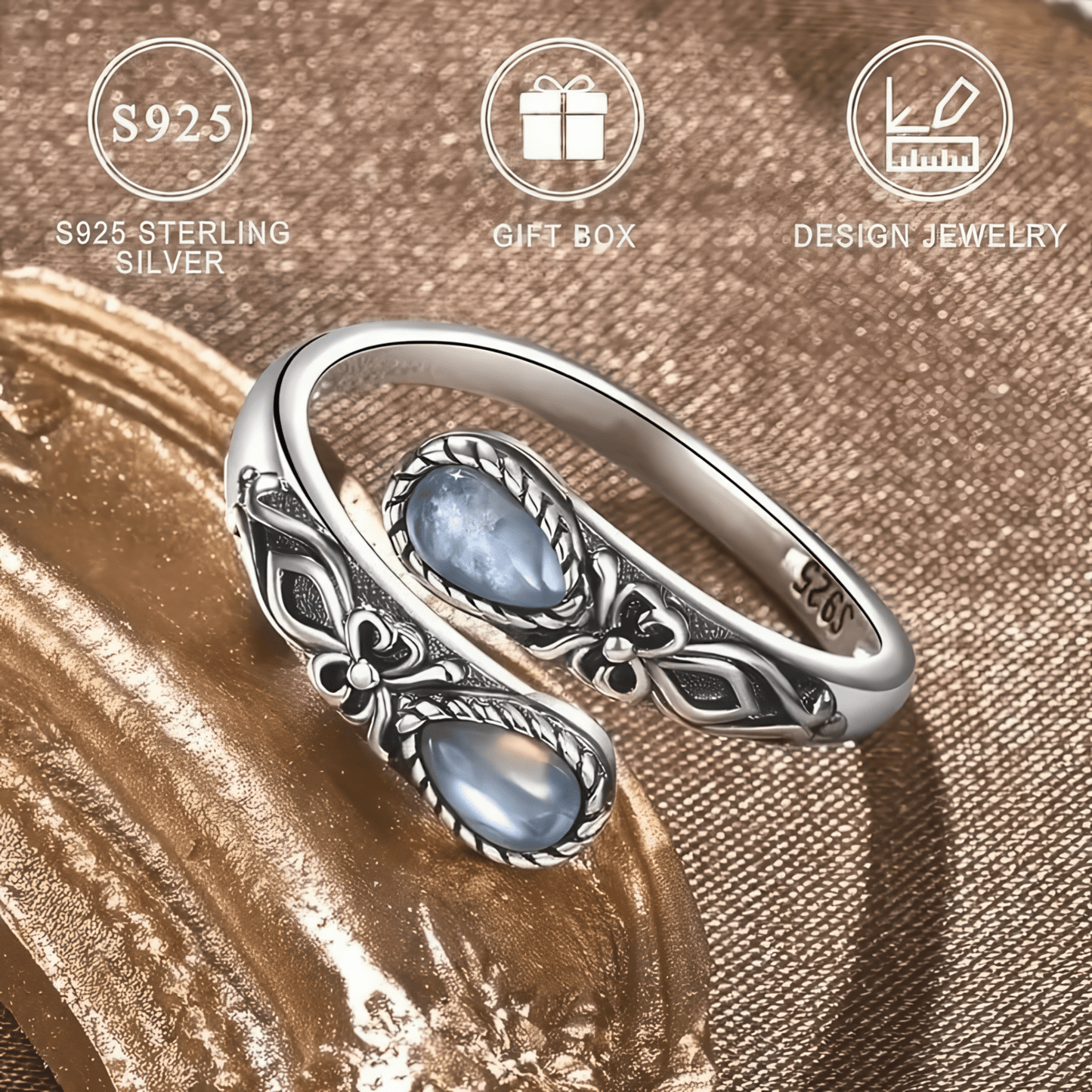 Klerona Moon Ring - Klerona & Co