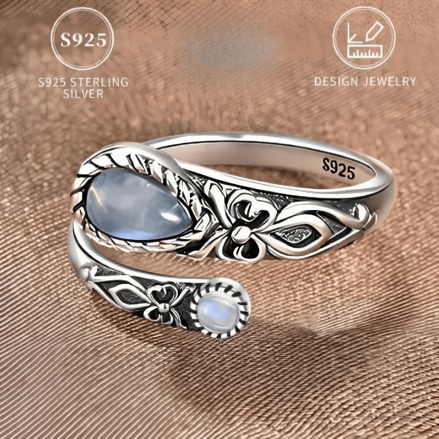 Klerona Moon Ring - Klerona & Co