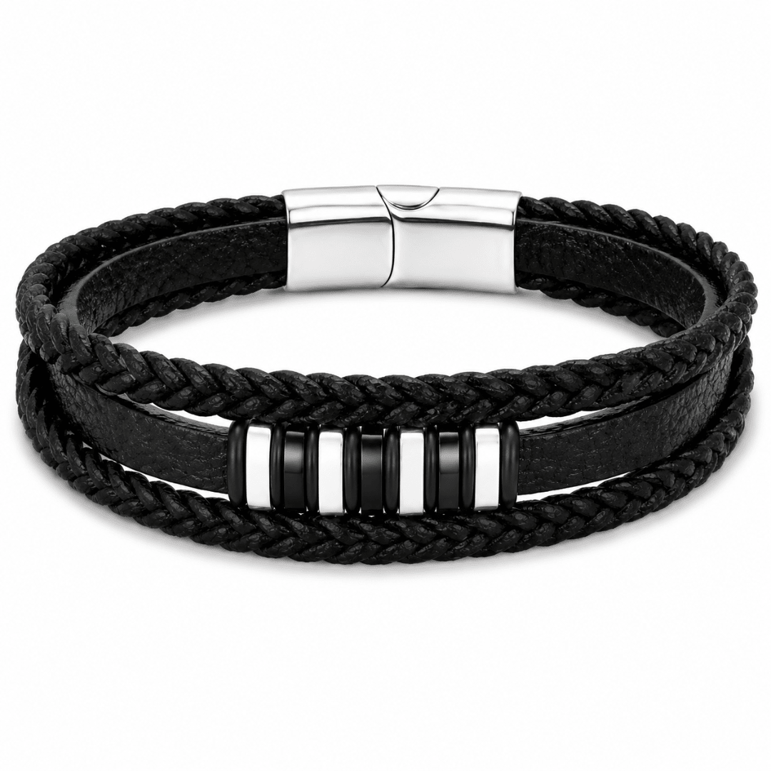 To My Son Sterling Silver Braided Bracelet - Klerona & Co