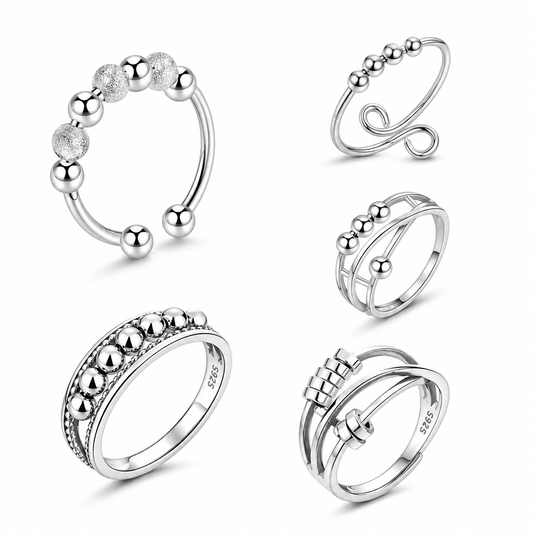 5 Piece Adjustable Toe Ring Set - Klerona & Co