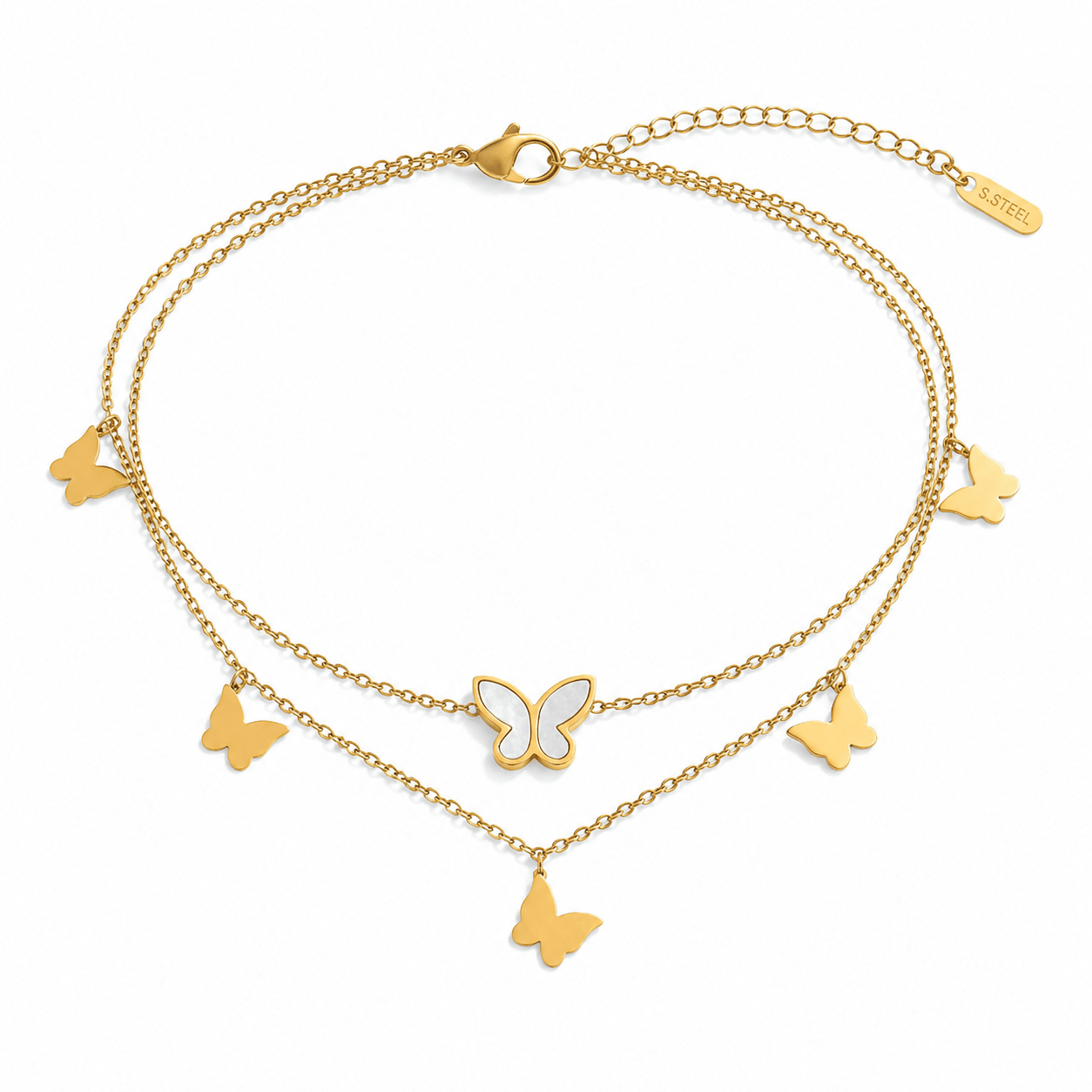 Klerona Butterfly Anklet - Klerona & Co