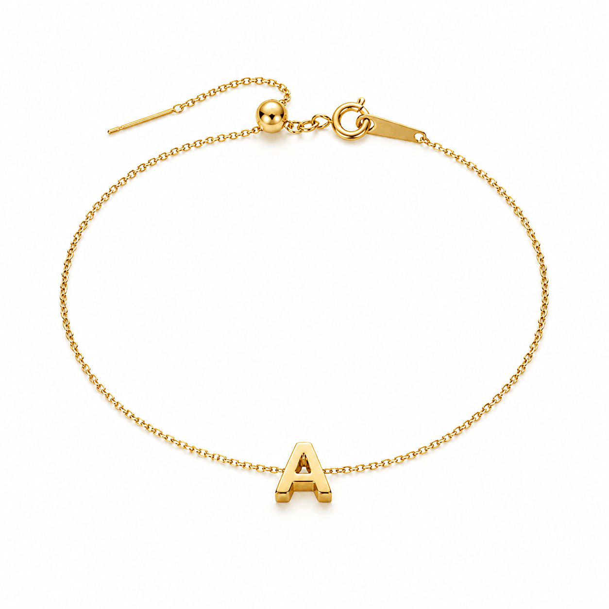 Klerona Classic Initial Anklet - Klerona & Co