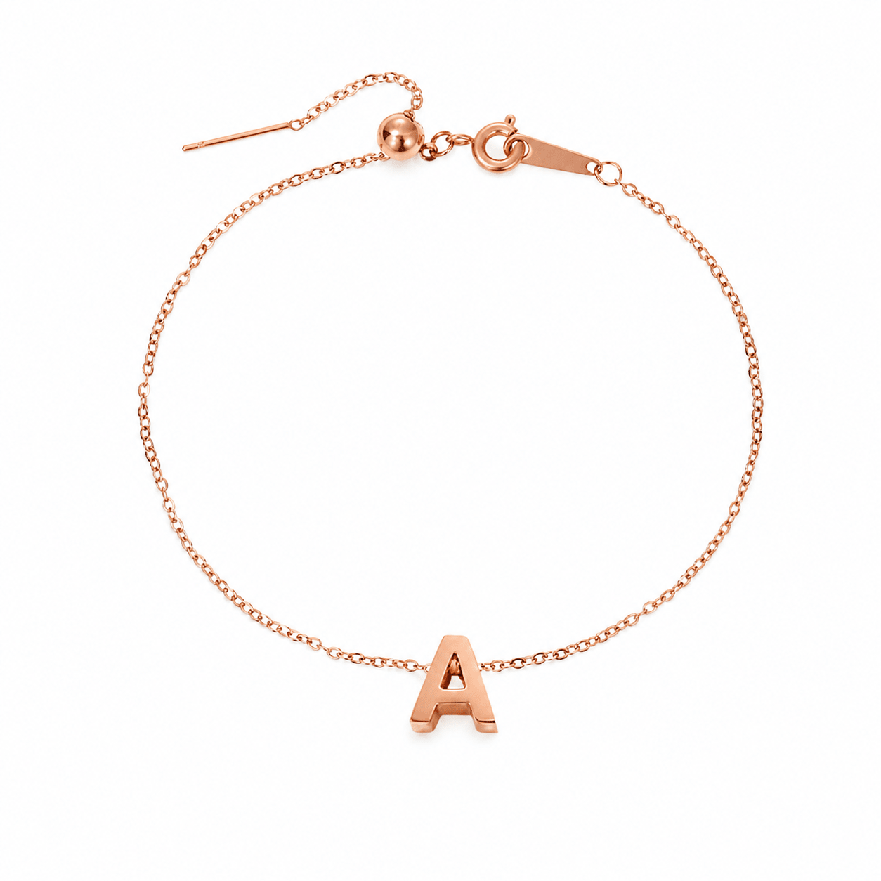 Klerona Classic Initial Anklet - Klerona & Co