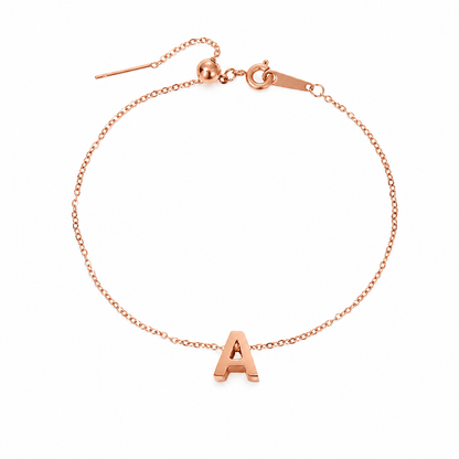 Klerona Classic Initial Anklet - Klerona & Co