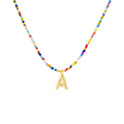 Klerona & Co Bubble Letter Necklace - Klerona & Co