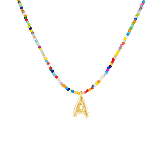 Klerona & Co Bubble Letter Necklace - Klerona & Co