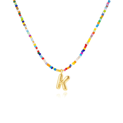 Klerona & Co Bubble Letter Necklace - Klerona & Co