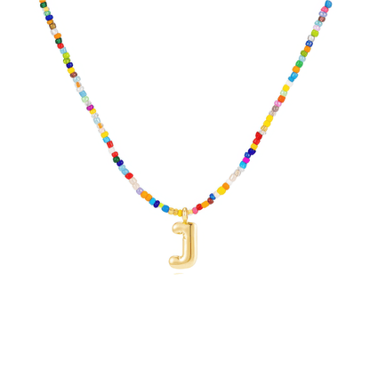 Klerona & Co Bubble Letter Necklace - Klerona & Co