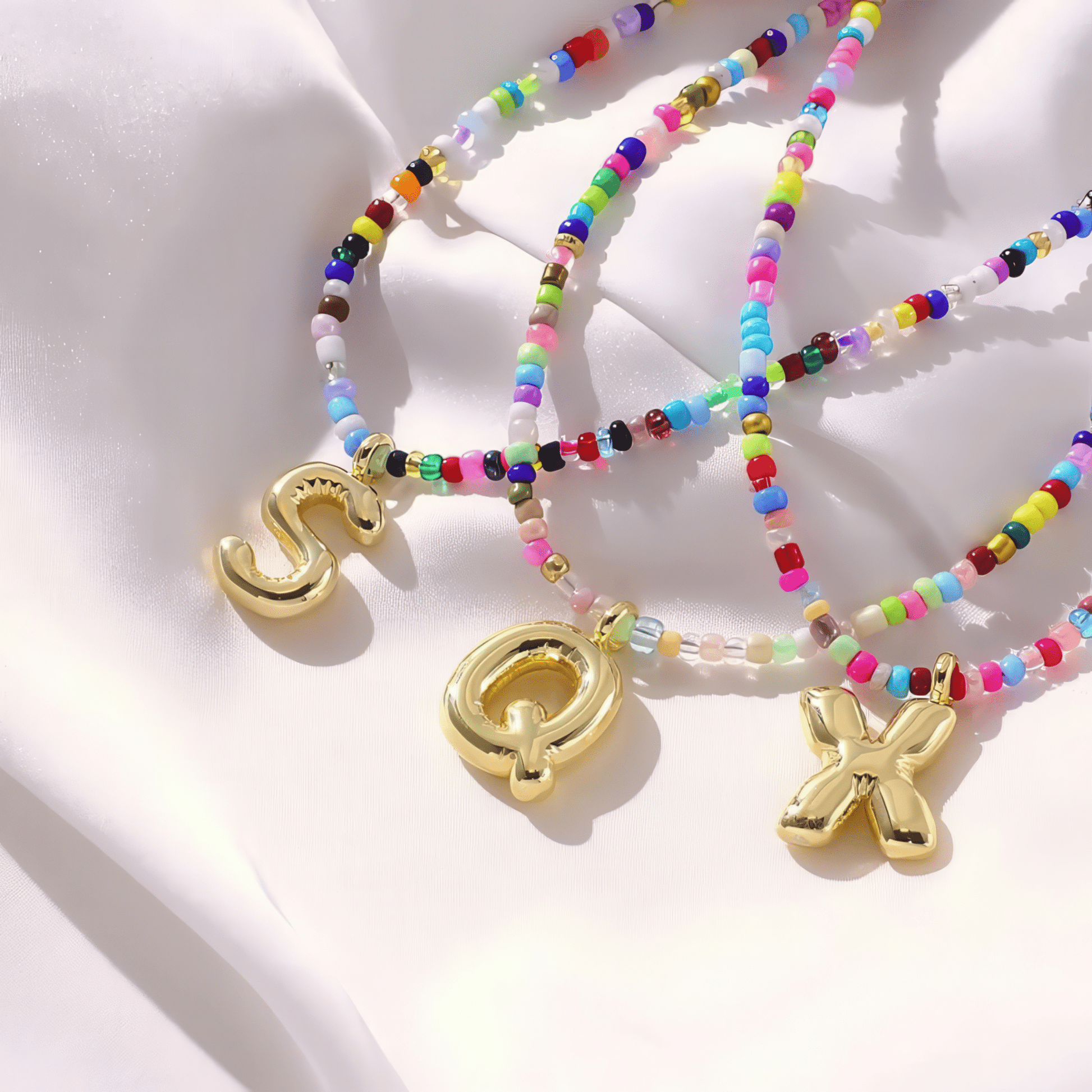 Klerona & Co Bubble Letter Necklace - Klerona & Co
