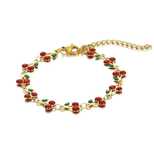 Klerona & Co Charm Cherry Bracelet - My Store