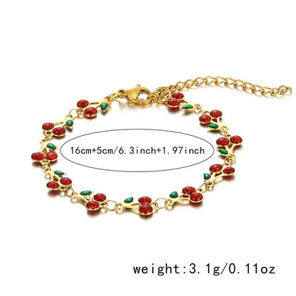 Klerona & Co Charm Cherry Bracelet - My Store