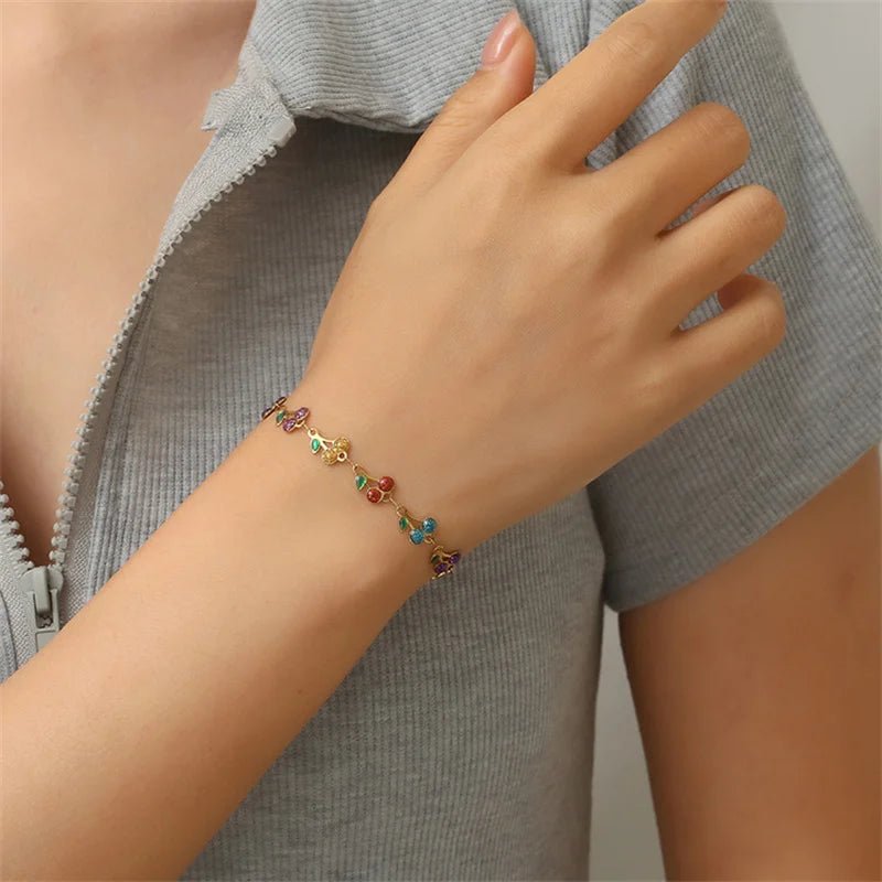 Klerona & Co Charm Cherry Bracelet - My Store