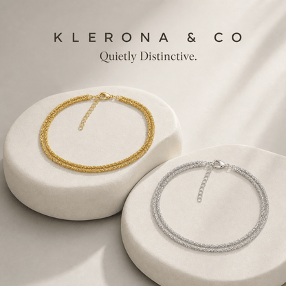 Klerona & Co | Dainty Drip Anklet - Klerona & Co