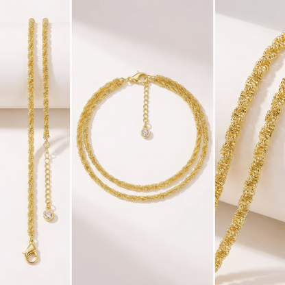 Klerona & Co | Dainty Drip Anklet - Klerona & Co