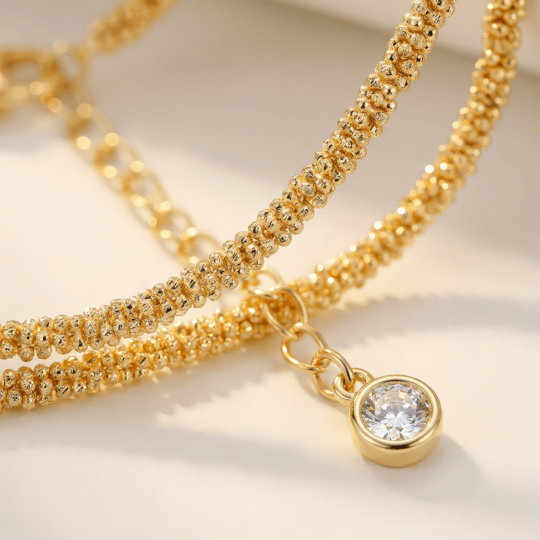 Klerona & Co | Dainty Drip Anklet - Klerona & Co