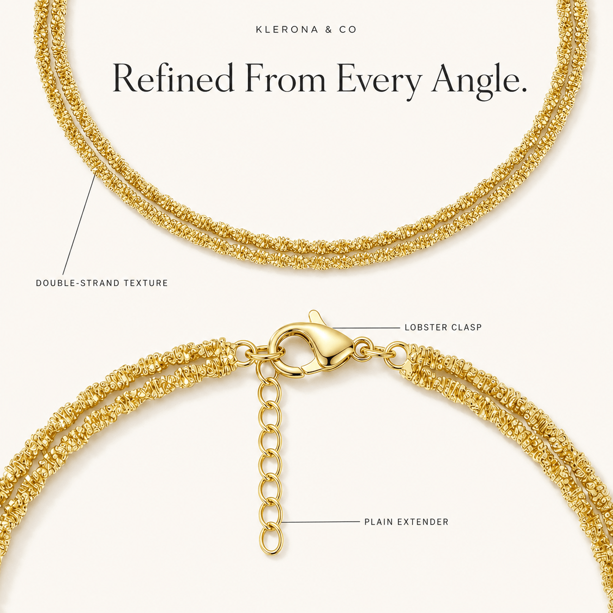 Klerona & Co | Dainty Drip Anklet - Klerona & Co