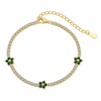 Klerona & Co Flower Tennis Bracelet - Klerona & Co