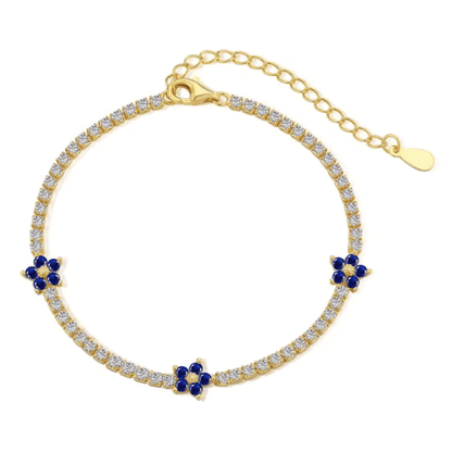 Klerona & Co Flower Tennis Bracelet - Klerona & Co