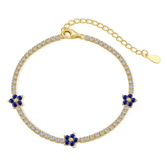 Klerona & Co Flower Tennis Bracelet - Klerona & Co