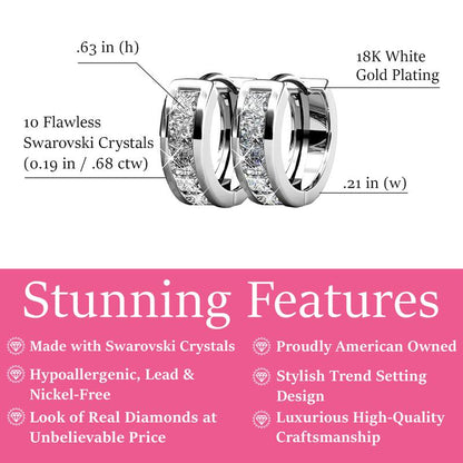 Klerona & Co Huggie 2 In 1 Earrings - Klerona & Co