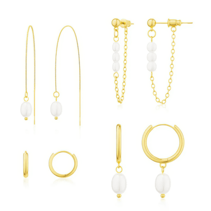 Klerona & Co Pearl Earing Set - Klerona & Co
