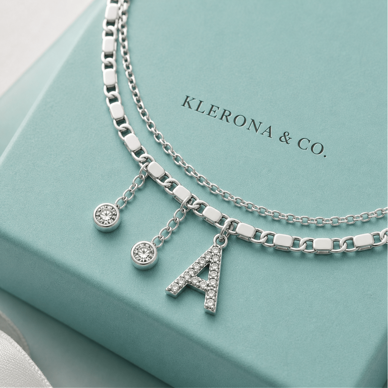 Klerona & Co Signature Initial Anklet - Klerona & Co
