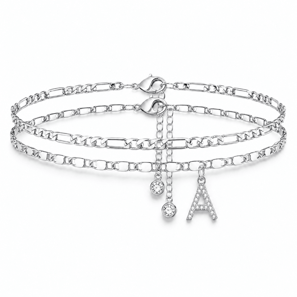 Klerona & Co Signature Initial Anklet - Klerona & Co