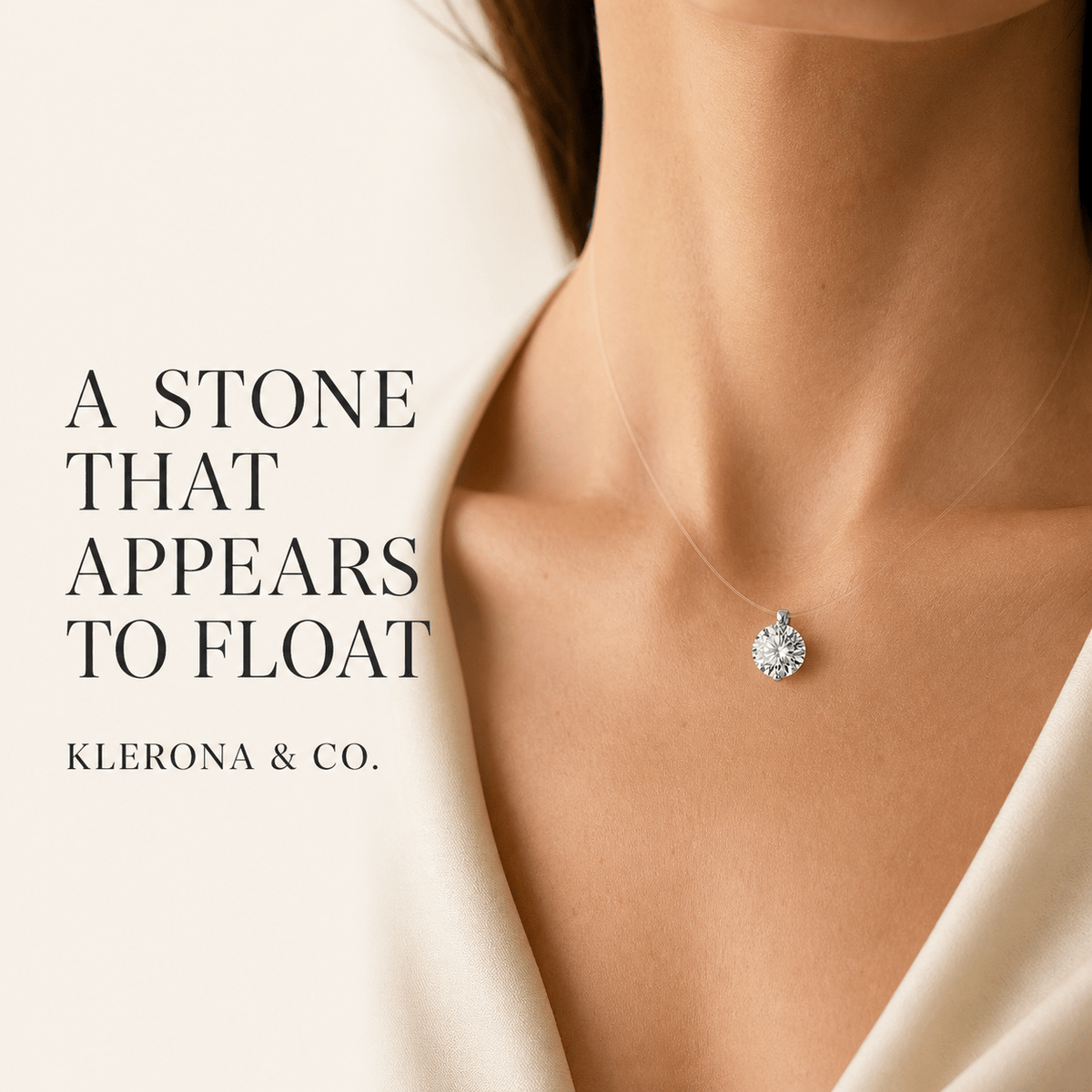 Klerona Floating Necklace - Klerona & Co