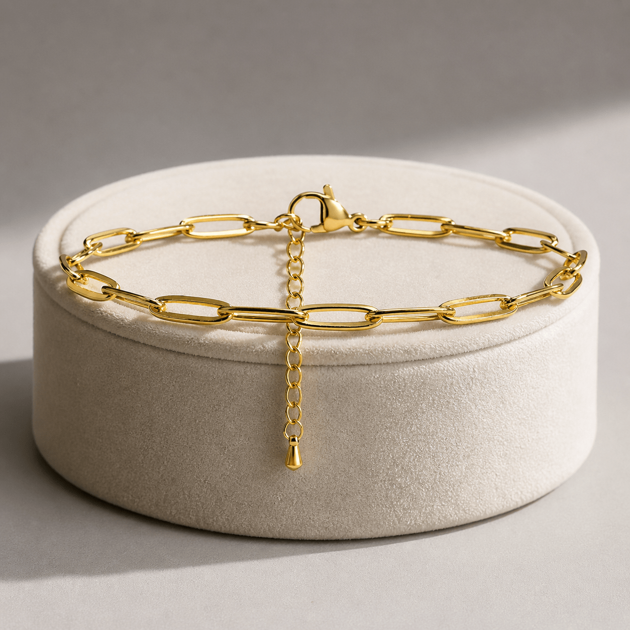 Klerona Paperclip Anklet - Klerona & Co