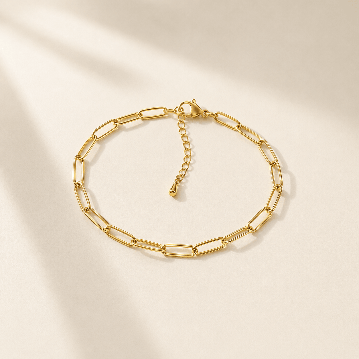 Klerona Paperclip Anklet - Klerona & Co