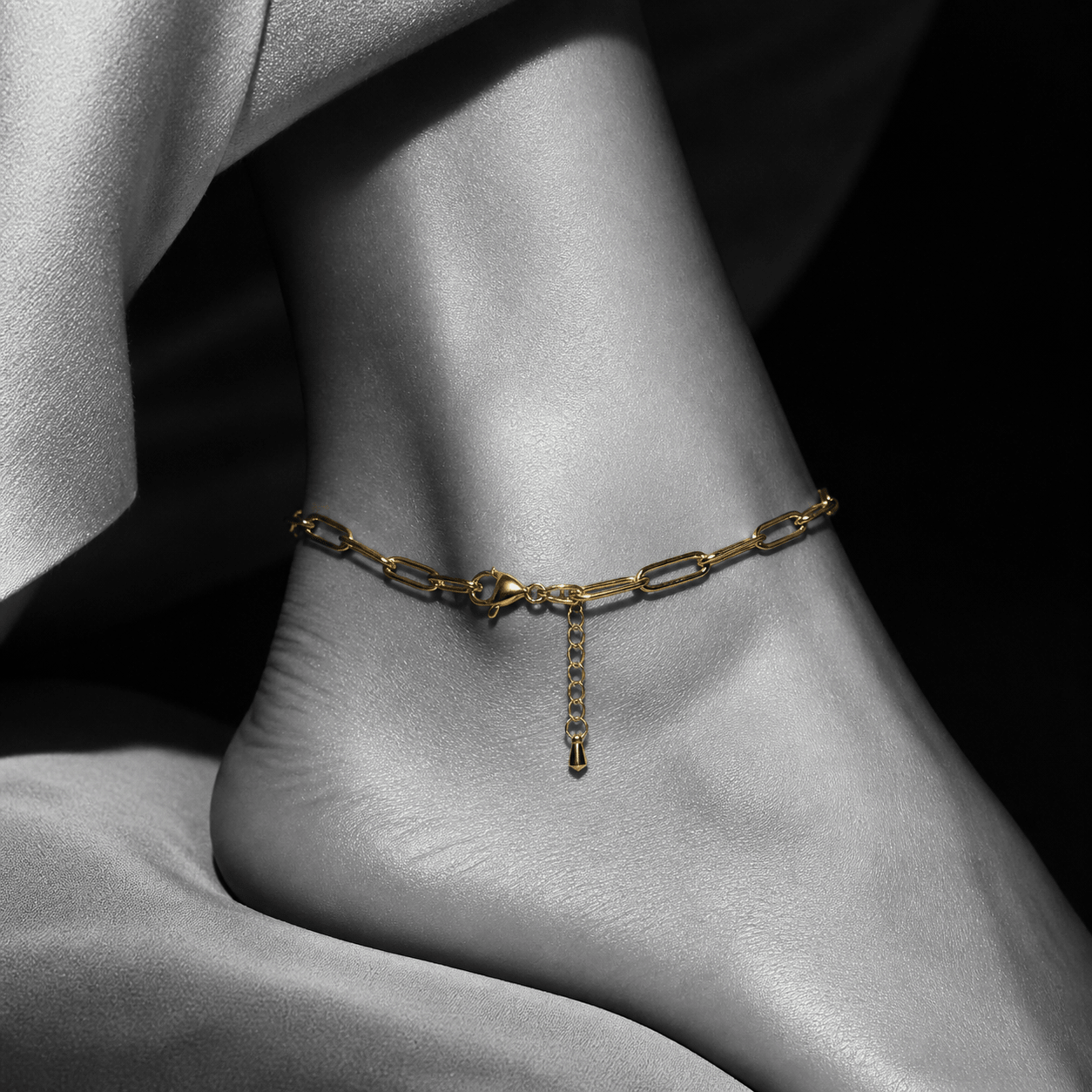 Klerona Paperclip Anklet - Klerona & Co