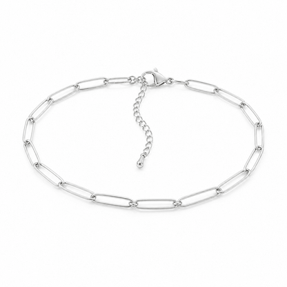 Klerona Paperclip Anklet - Klerona & Co