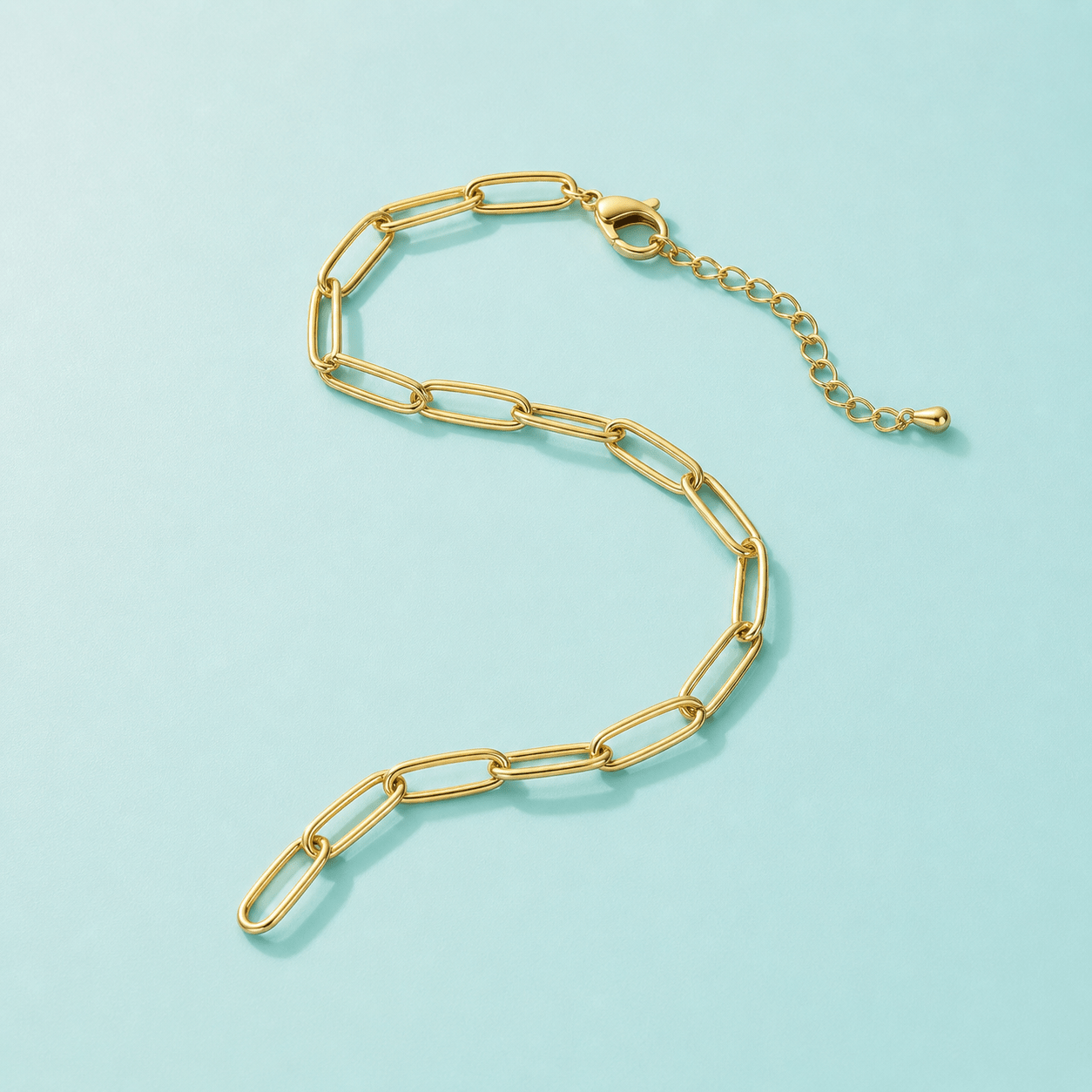 Klerona Paperclip Anklet - Klerona & Co