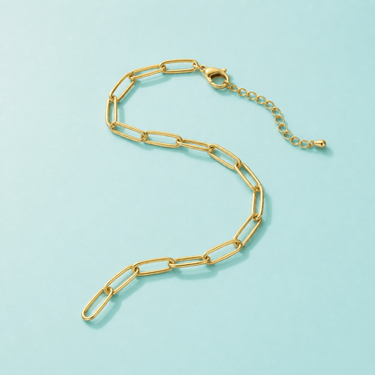 Klerona Paperclip Anklet - Klerona & Co