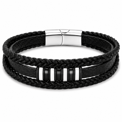 To My Son Sterling Silver Braided Bracelet - Klerona & Co